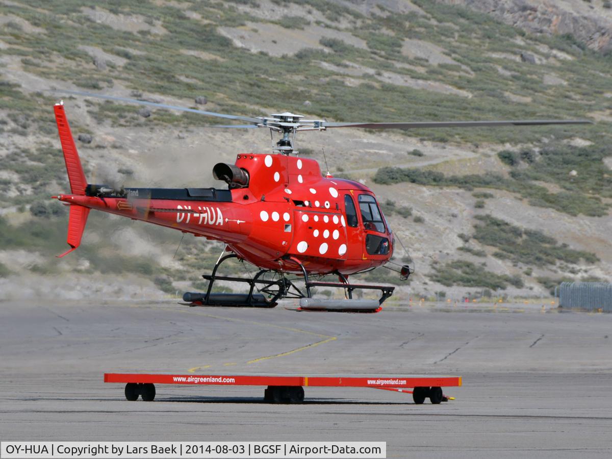 OY-HUA, 2009 Eurocopter AS-350B-3 Ecureuil Ecureuil C/N 4661, Take-off