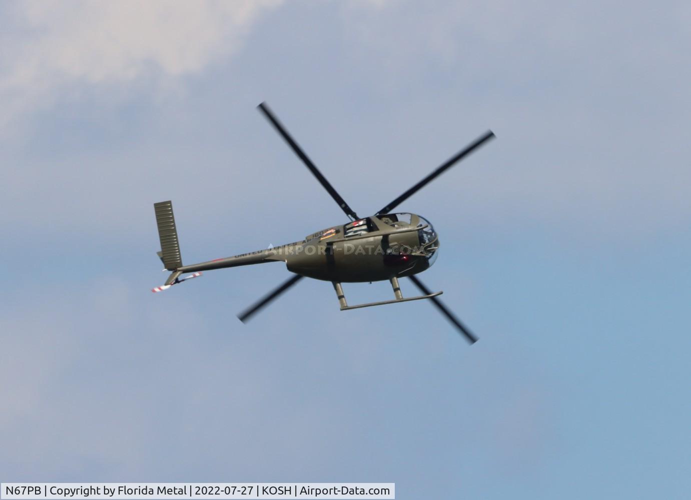 N67PB, 1968 Hughes OH-6A Cayuse C/N 480411, OSH 2022