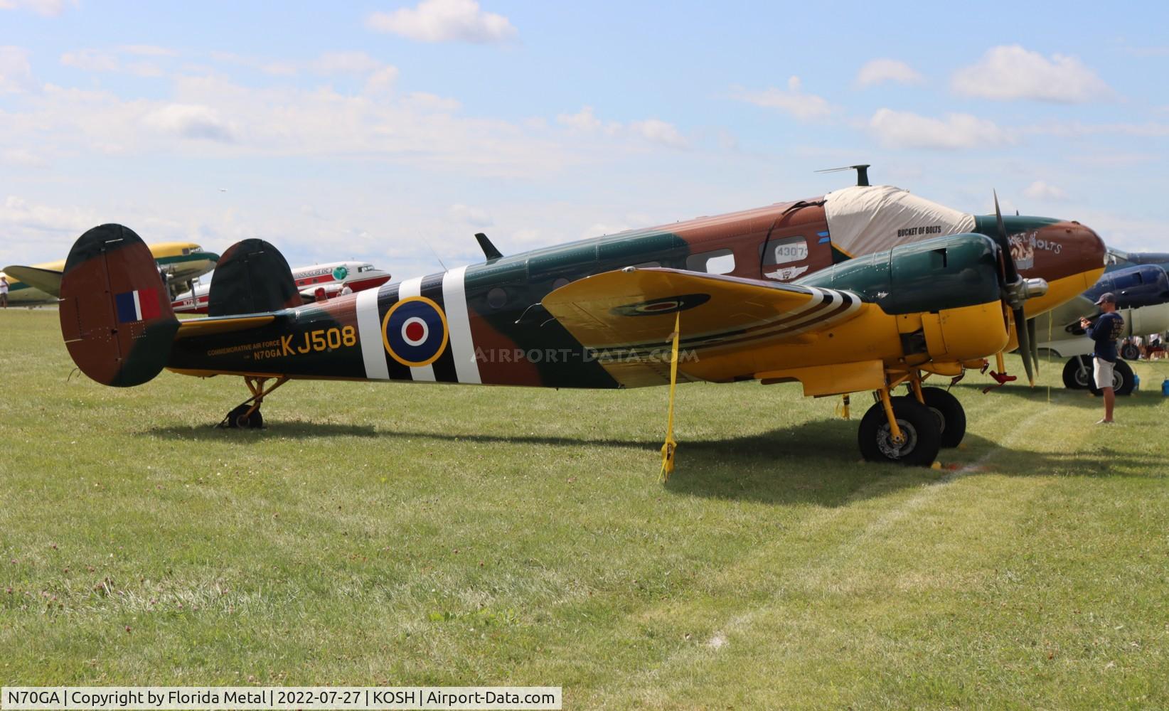 N70GA, 1946 Beech D18S C/N A-177, OSH 2022