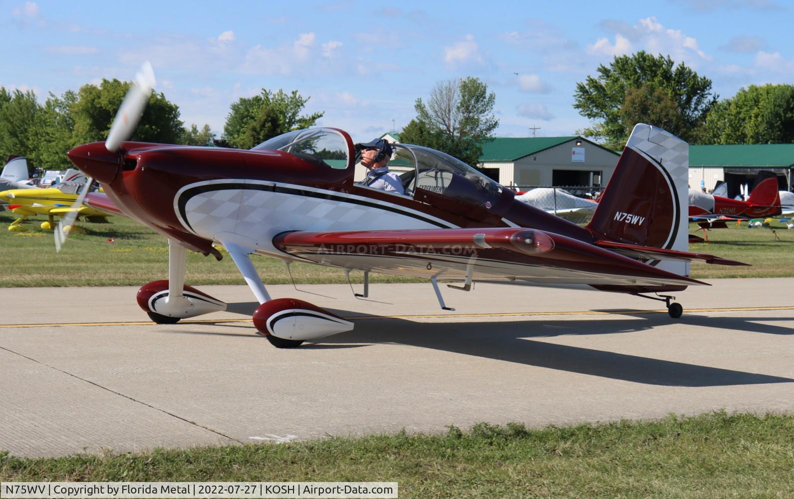 N75WV, 2012 Vans RV-7 C/N 72343, OSH 2022