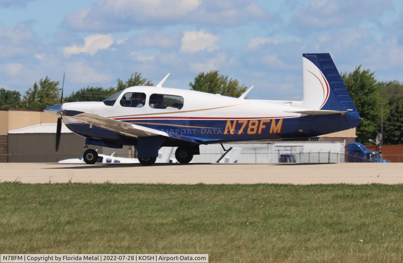 N78FM, 1978 Mooney M20J 201 C/N 24-0768, OSH 2022
