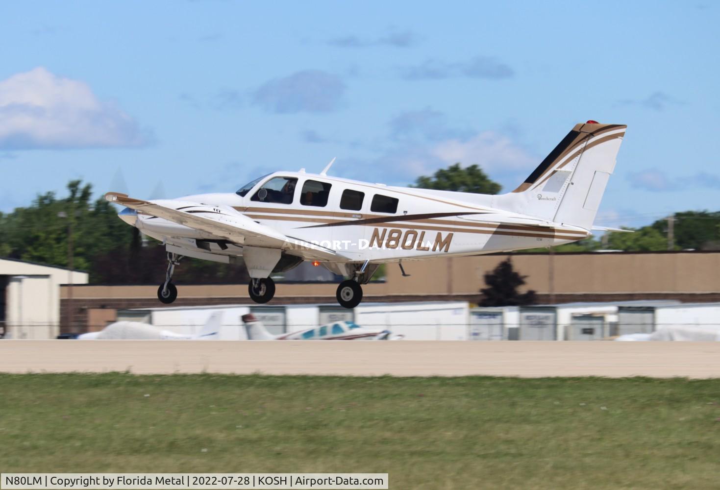 N80LM, 1979 Beech 58P Baron C/N TJ-216, OSH 2022