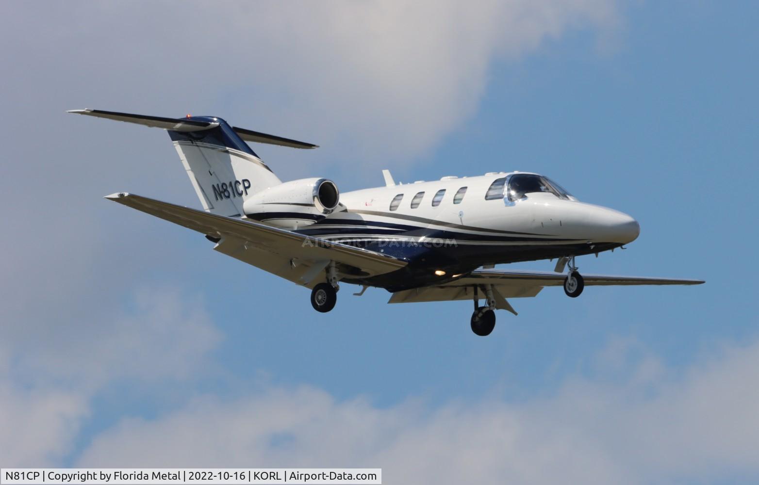 N81CP, 2007 Cessna 525 CitationJet CJ1+ C/N 525-0633, NBAA 2022