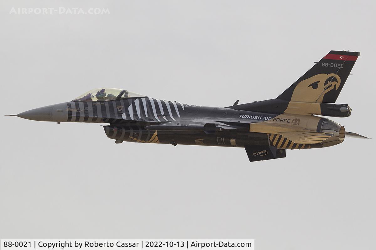 88-0021, TAI (Turkish Aerospace Industries) F-16C Fighting Falcon C/N 4R-23, IADE Tunisia 2022 - Enfidha Hammamet International Airport