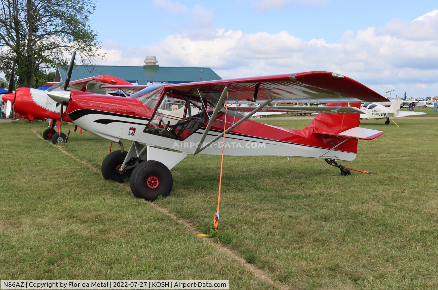 N86AZ, 2019 Kitfox Aircraft S7 Super Sport C/N KA14787283, OSH 2022