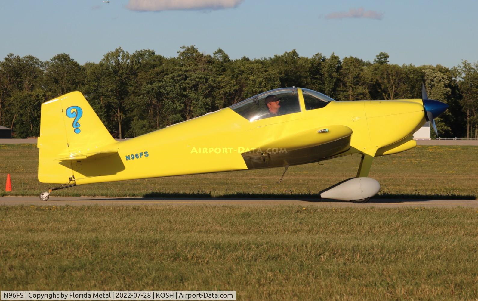 N96FS, 2008 Vans RV-6 C/N 21585, OSH 2022