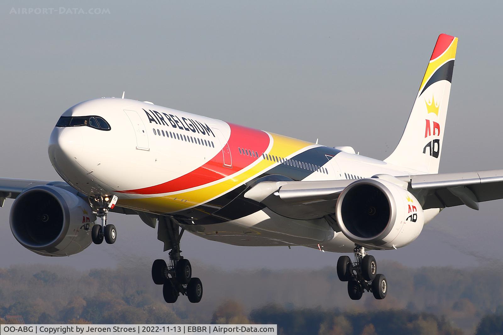 OO-ABG, 2021 Airbus A330-941 C/N 1861, ebbr