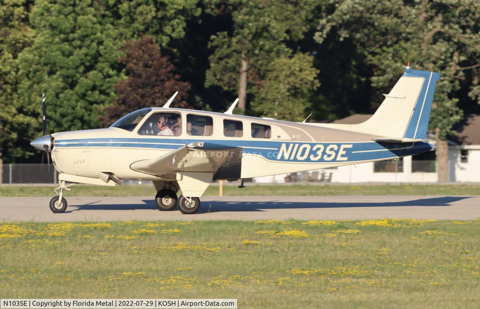 N103SE, 1977 Beech A36 Bonanza 36 C/N E-1099, OSH 2022