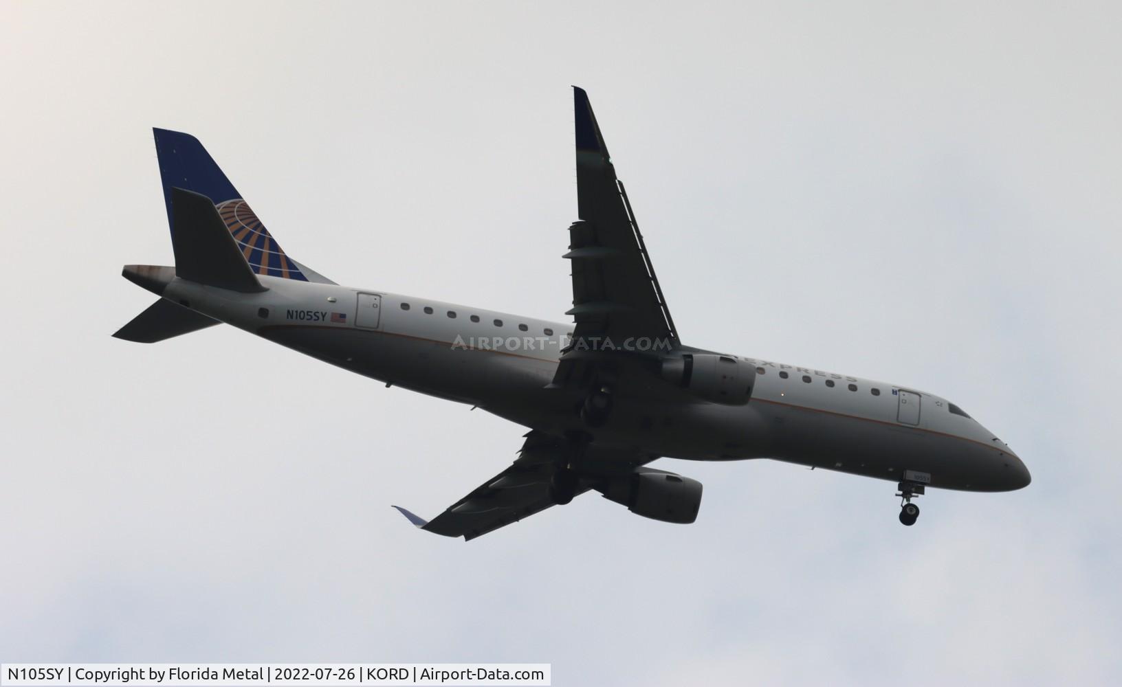 N105SY, 2014 Embraer 175LR (ERJ-170-200LR) C/N 17000395, ORD 2022