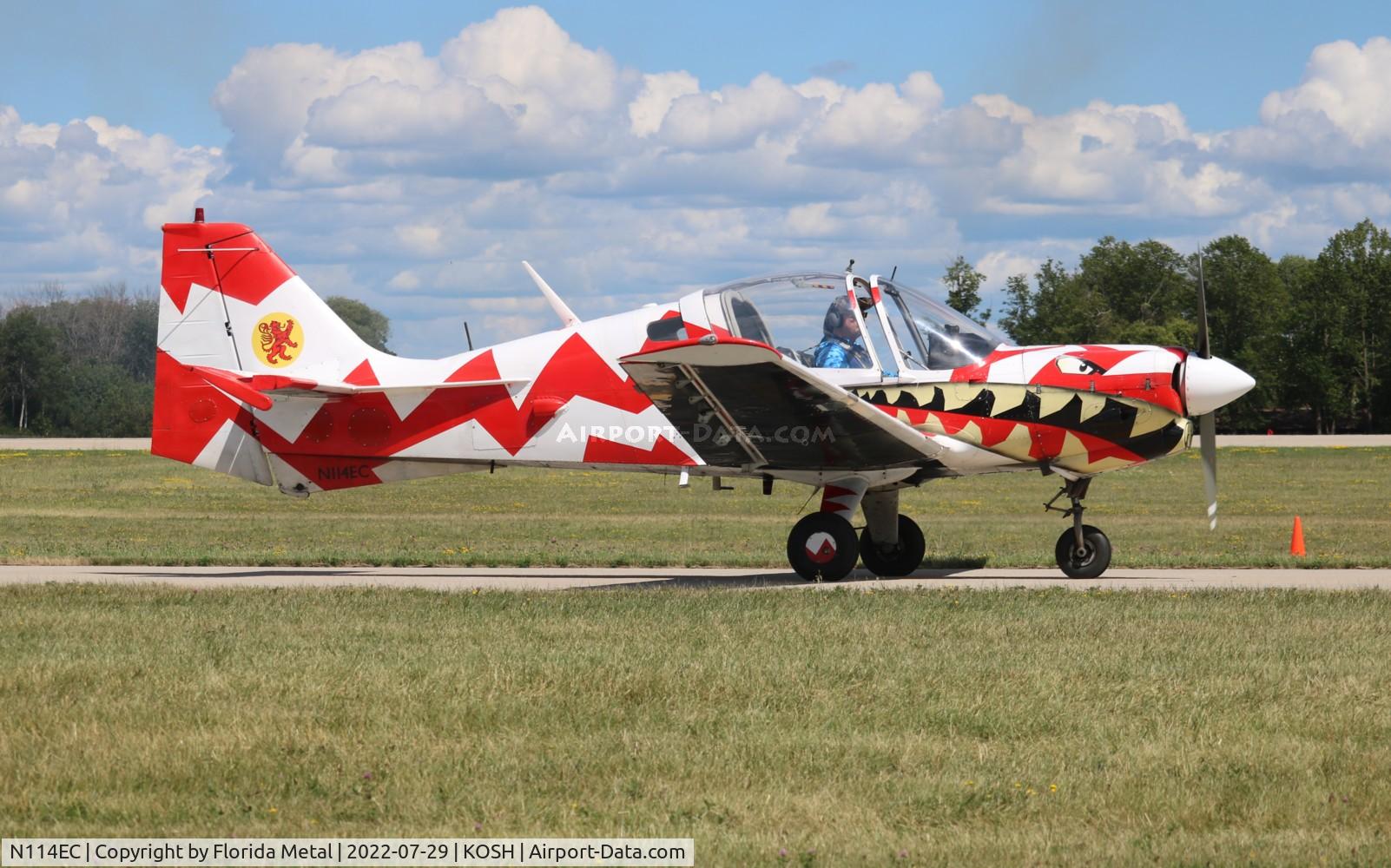 N114EC, 1971 Scottish Aviation Bulldog Series 100 Model 101 C/N BH100/132, OSH 2022