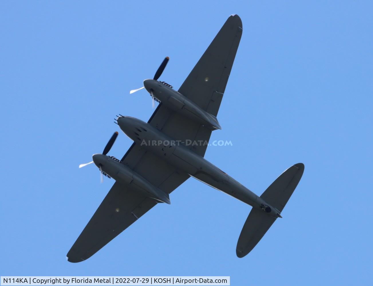 N114KA, 1945 De Havilland Mosquito FB.26 C/N KA114, OSH 2022