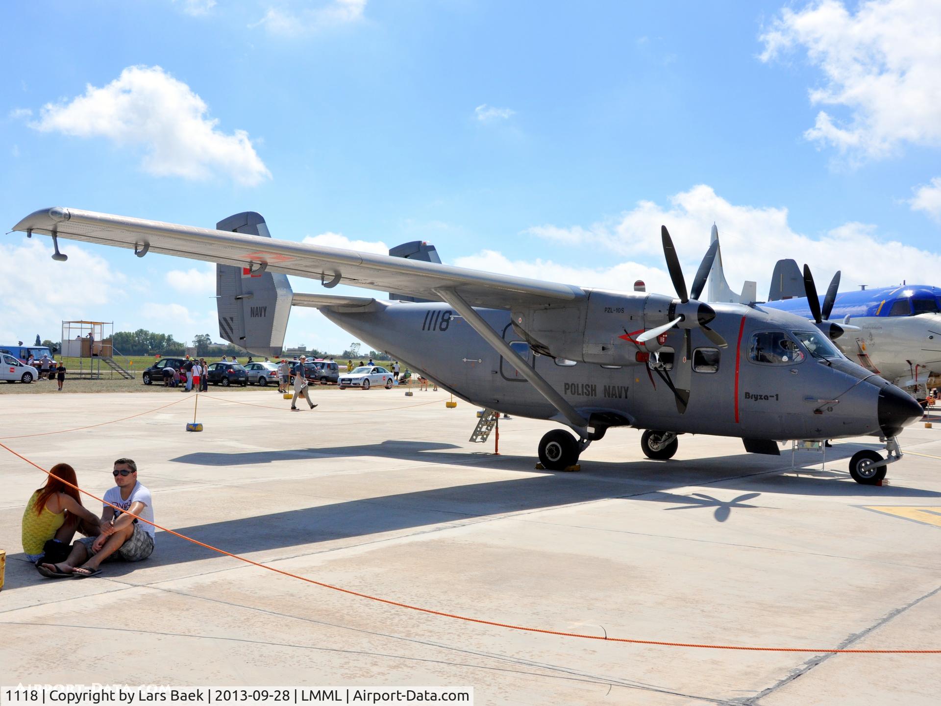 1118, PZL-Mielec M-28B1TD Bryza 1TD C/N AJG002-02, Malta Air Show 2013