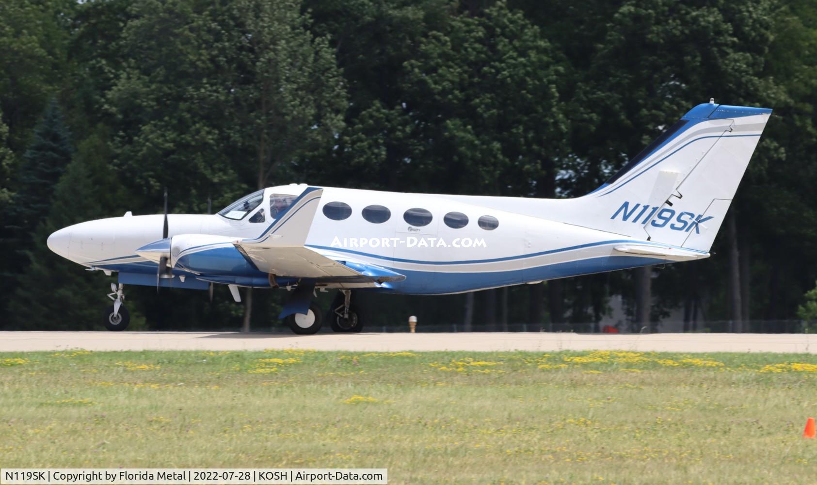 N119SK, 1981 Cessna 414A Chancellor Chancellor C/N 414A-0660, OSH 2022