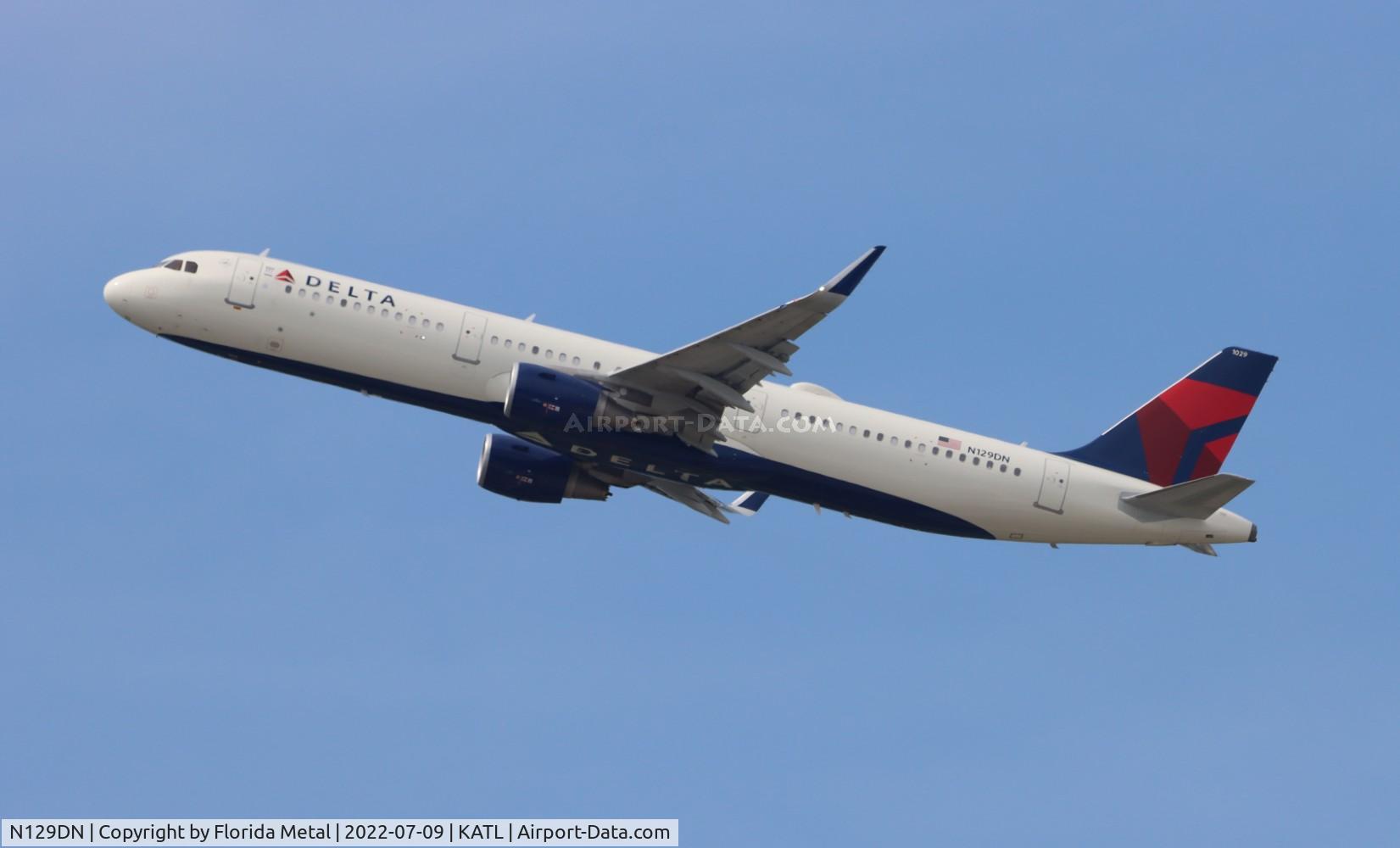 N129DN, 2021 Airbus A321-211 C/N 10315, ATL 2022