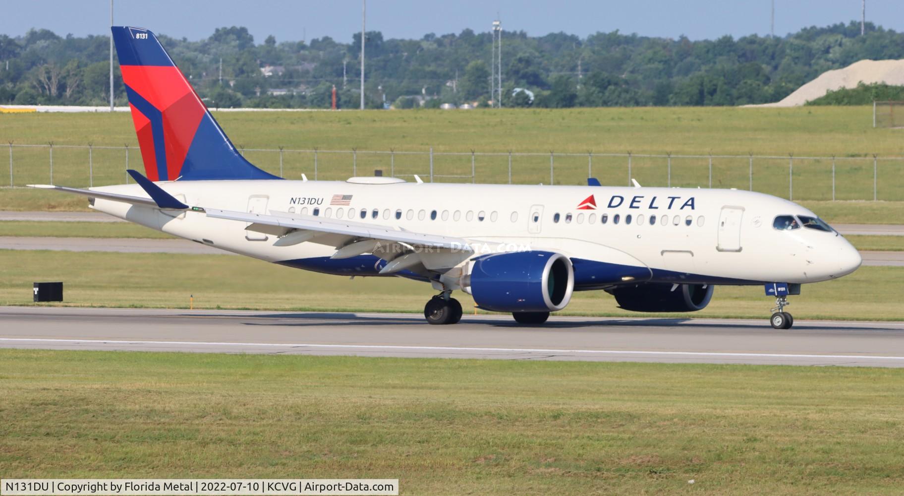 N131DU, 2020 Airbus A220-100 C/N 50050, CVG 2022