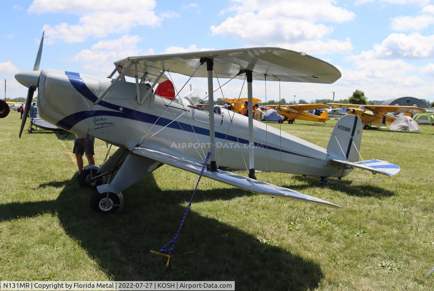 N131MR, 1954 Bucker E3B Jungmann C/N 468, OSH 2022