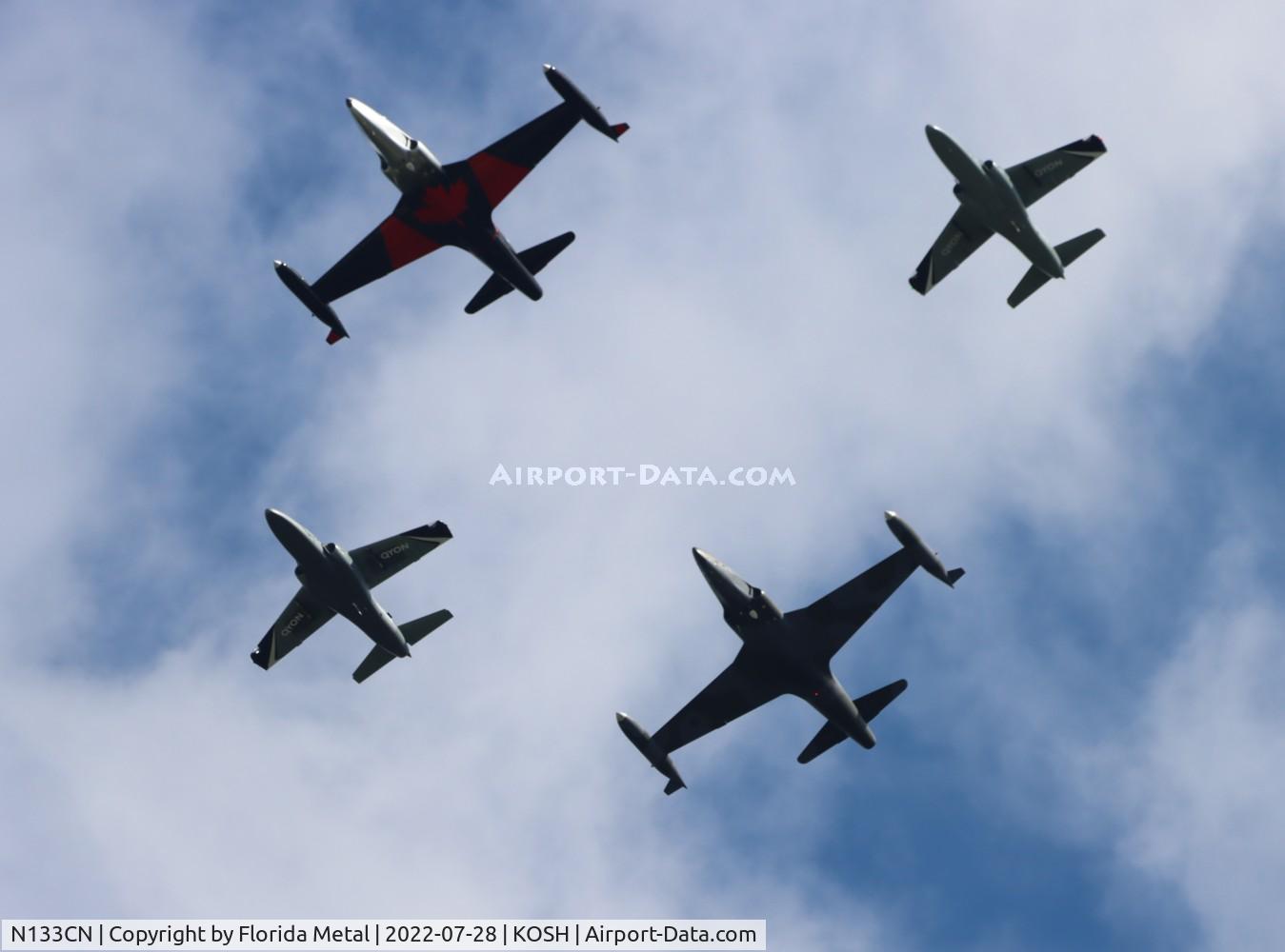 N133CN, Canadair CT-133 Silver Star C/N T33-052, OSH 2022