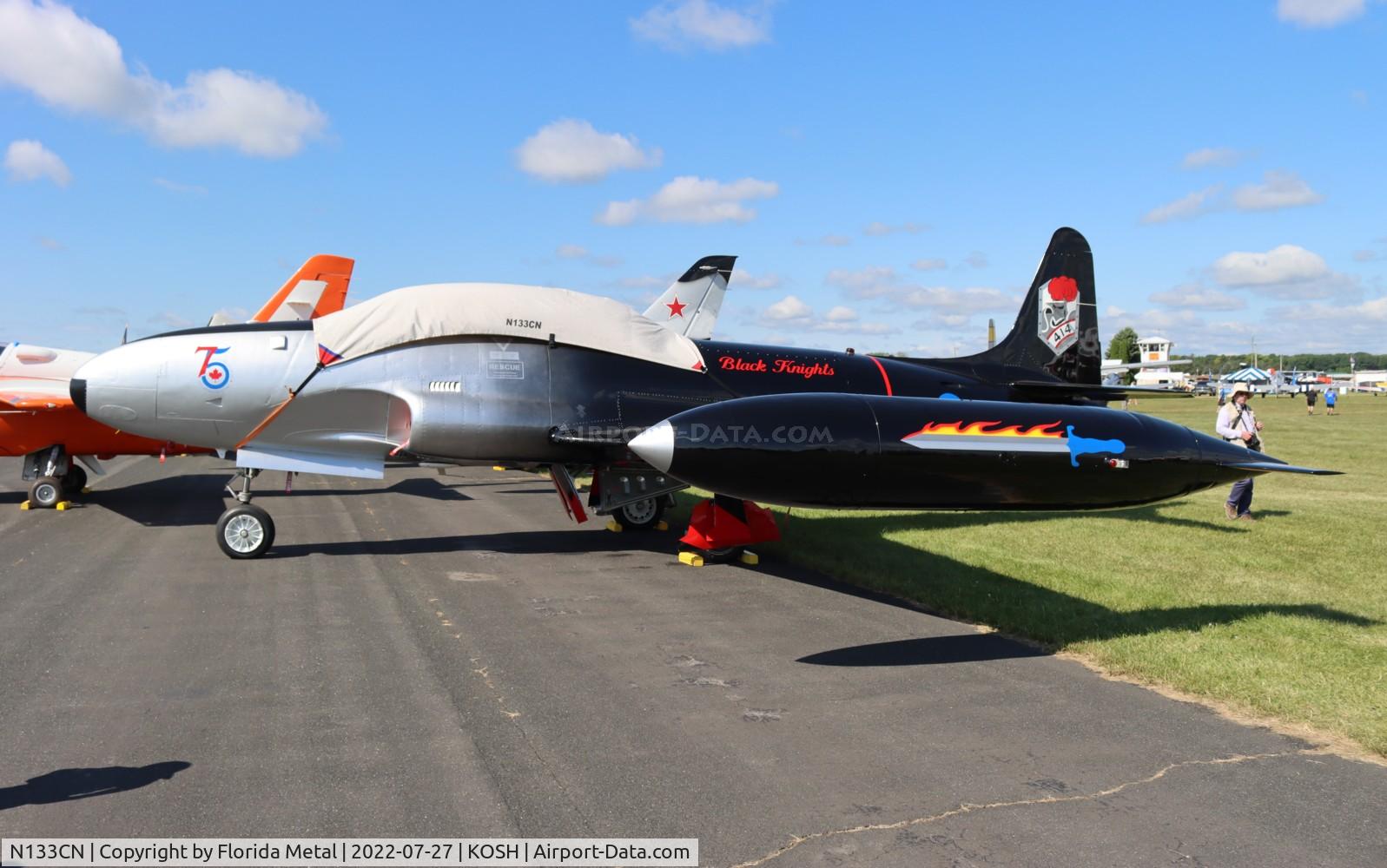 N133CN, Canadair CT-133 Silver Star C/N T33-052, OSH 2022