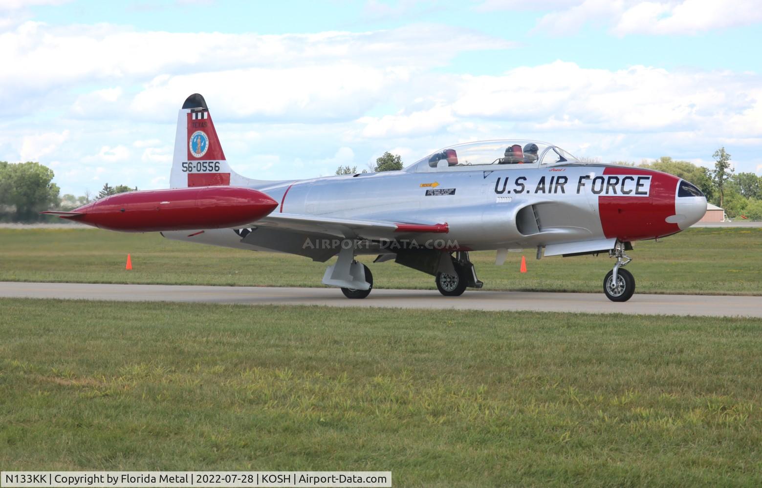 N133KK, Canadair T-33AN Silver Star 3 C/N T33-556, OSH 2022
