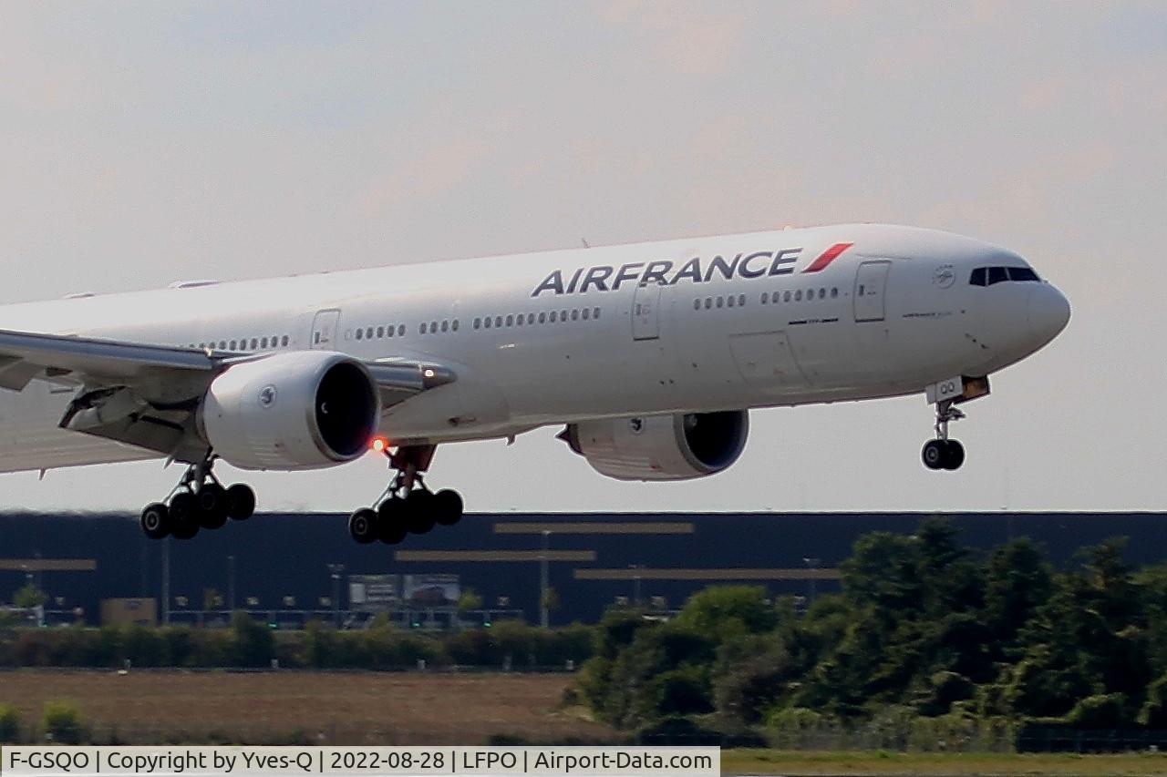 F-GSQO, 2006 boeing 777-328/ER C/N 32961, Boeing 777-328 (ER), Landing rwy 06, Paris-Orly Airport (LFPO-ORY)