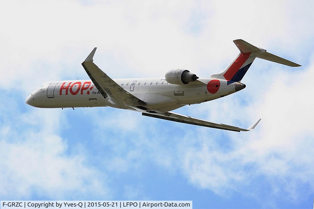 F-GRZC, 2001 Canadair CRJ-702 (CL-600-2C10) Regional Jet C/N 10008, Canadair Regional Jet CRJ-702, Climbing from rwy 24, Paris-Orly Airport (LFPO-ORY)