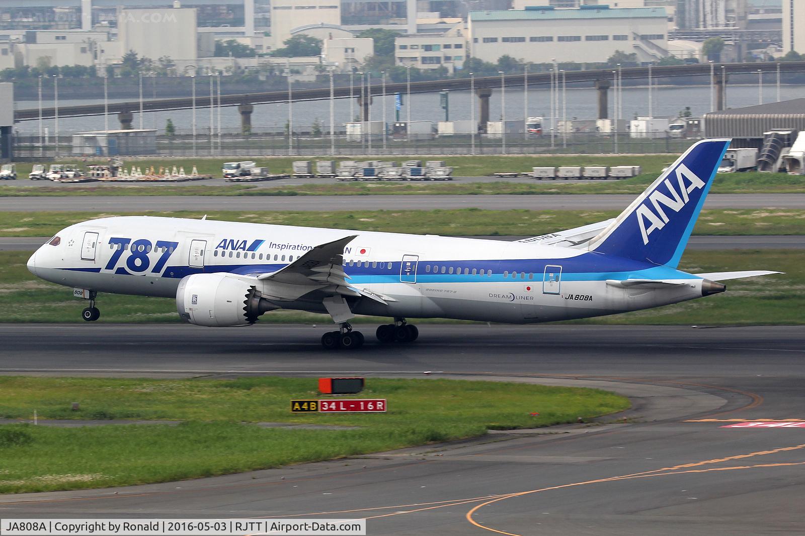 JA808A, 2012 Boeing 787-8 Dreamliner C/N 34490, at hnd