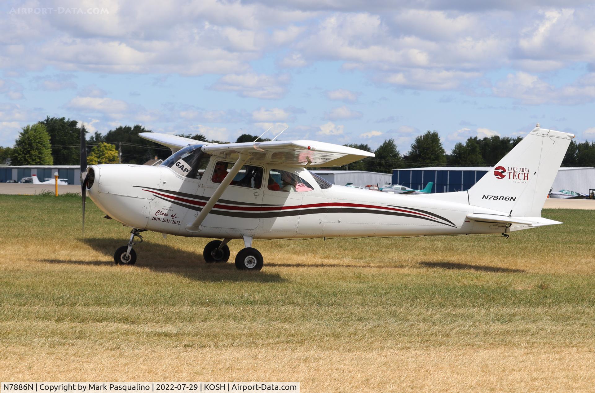N7886N, 1967 Cessna R172E C/N R172-0277, Cessna R172E