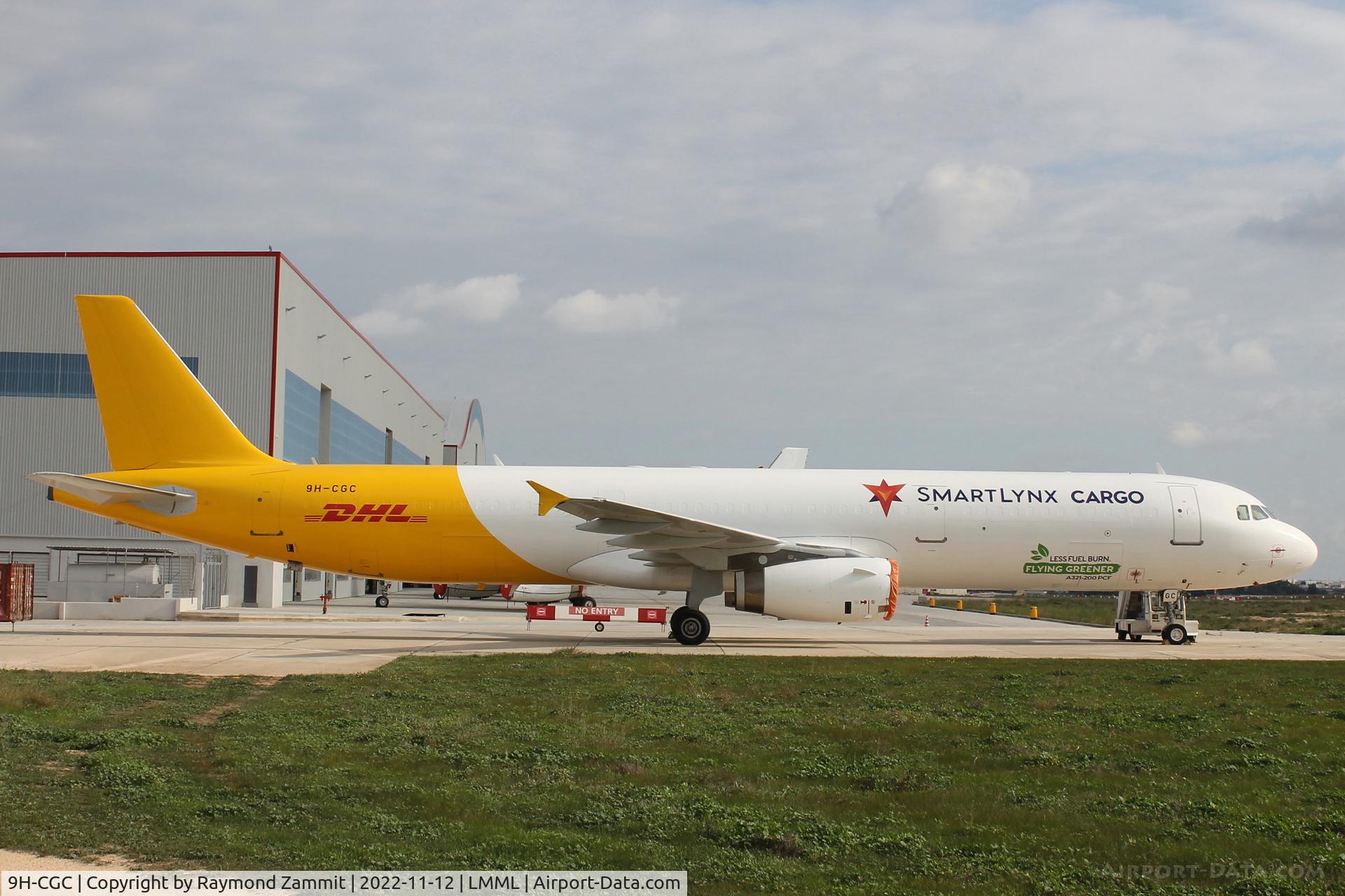 9H-CGC, , A321 9H-CGC SmartLynx/DHL Airlines Malta