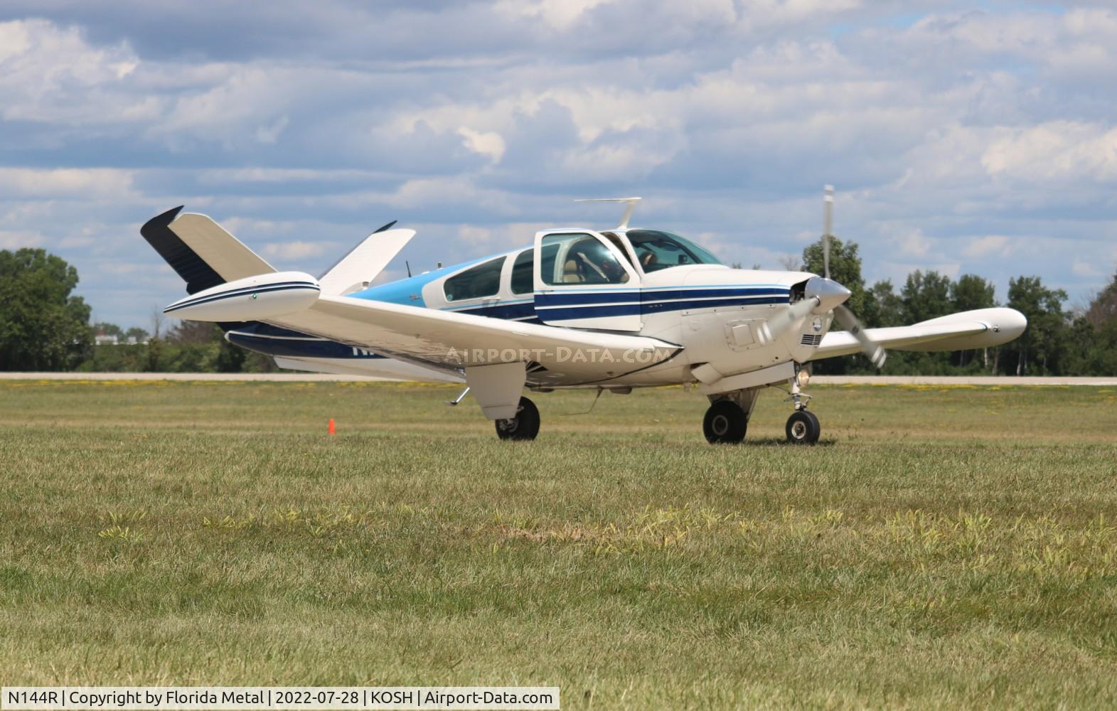 N144R, 1967 Beech V35 Bonanza C/N D-8496, OSH 2022