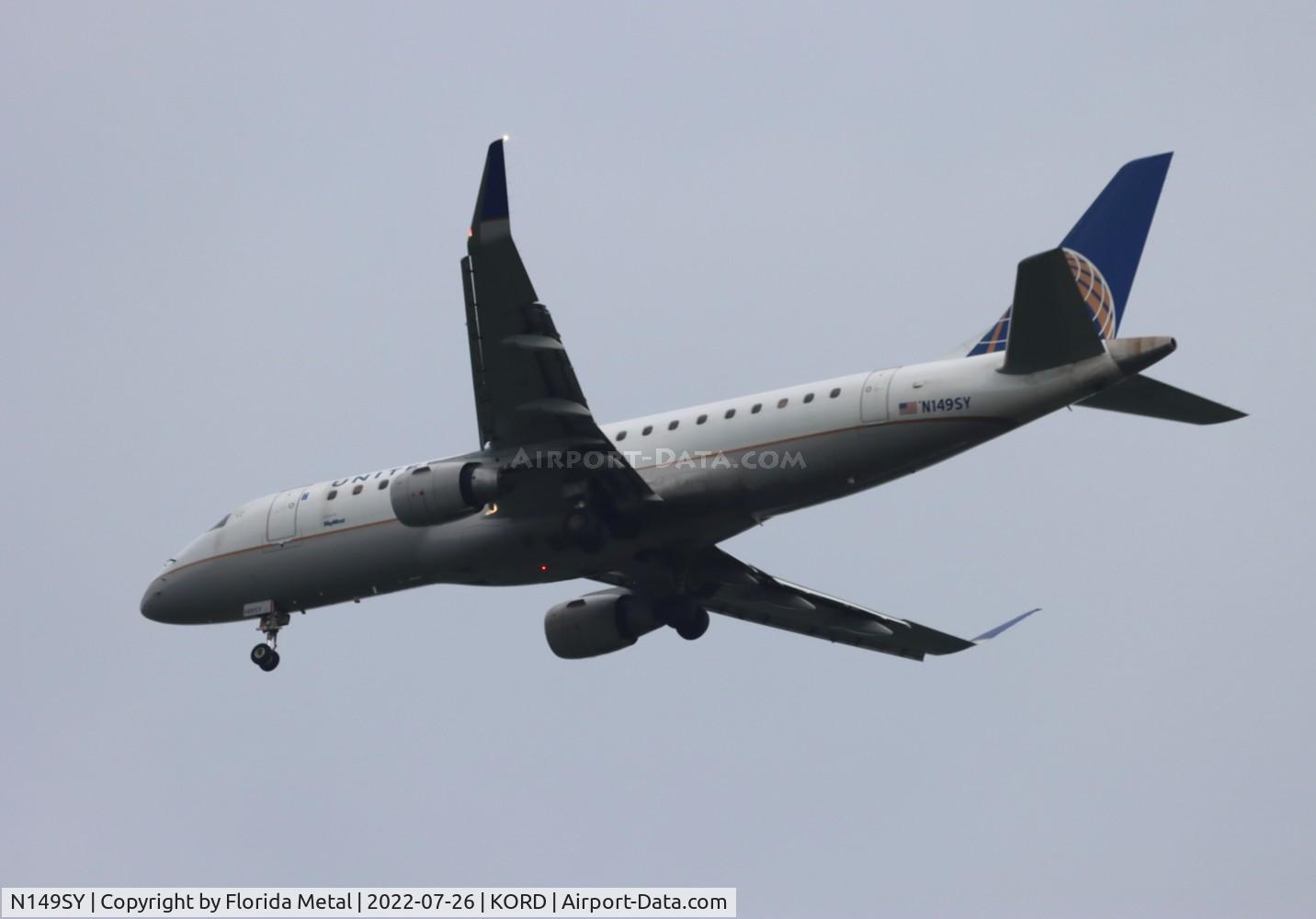 N149SY, 2015 Embraer 175LR (ERJ-170-200LR) C/N 17000495, ORD 2022