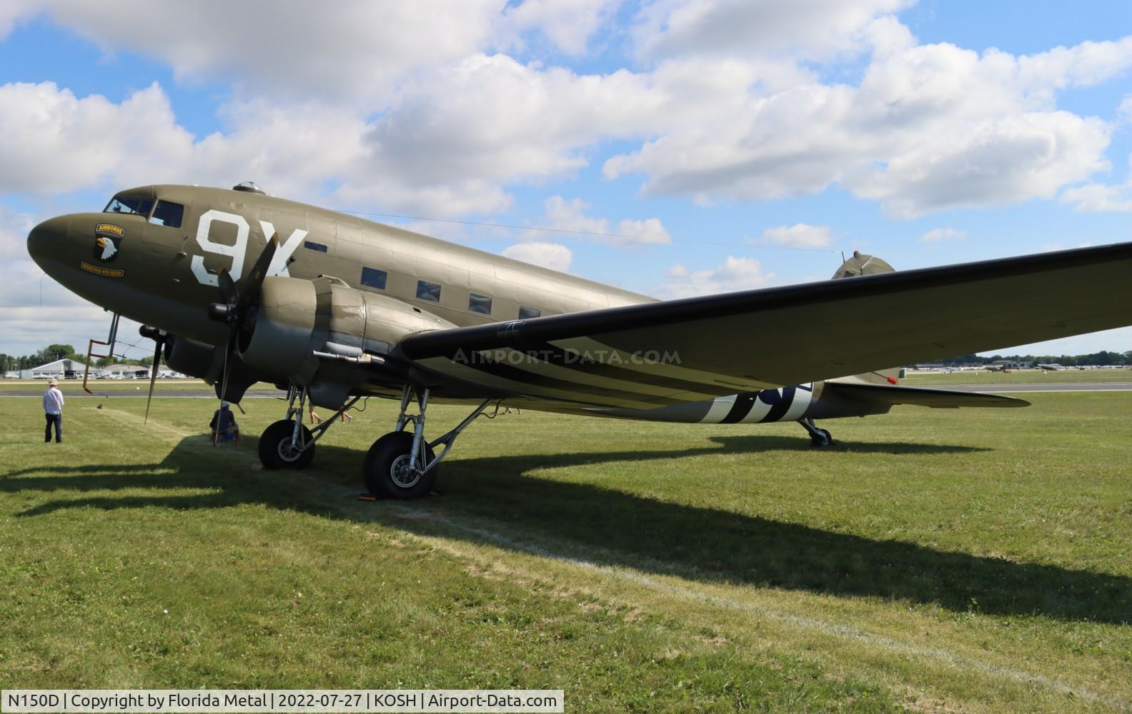 N150D, 1944 Douglas DC3C-S1C3G (C-47A) C/N 20195, OSH 2022