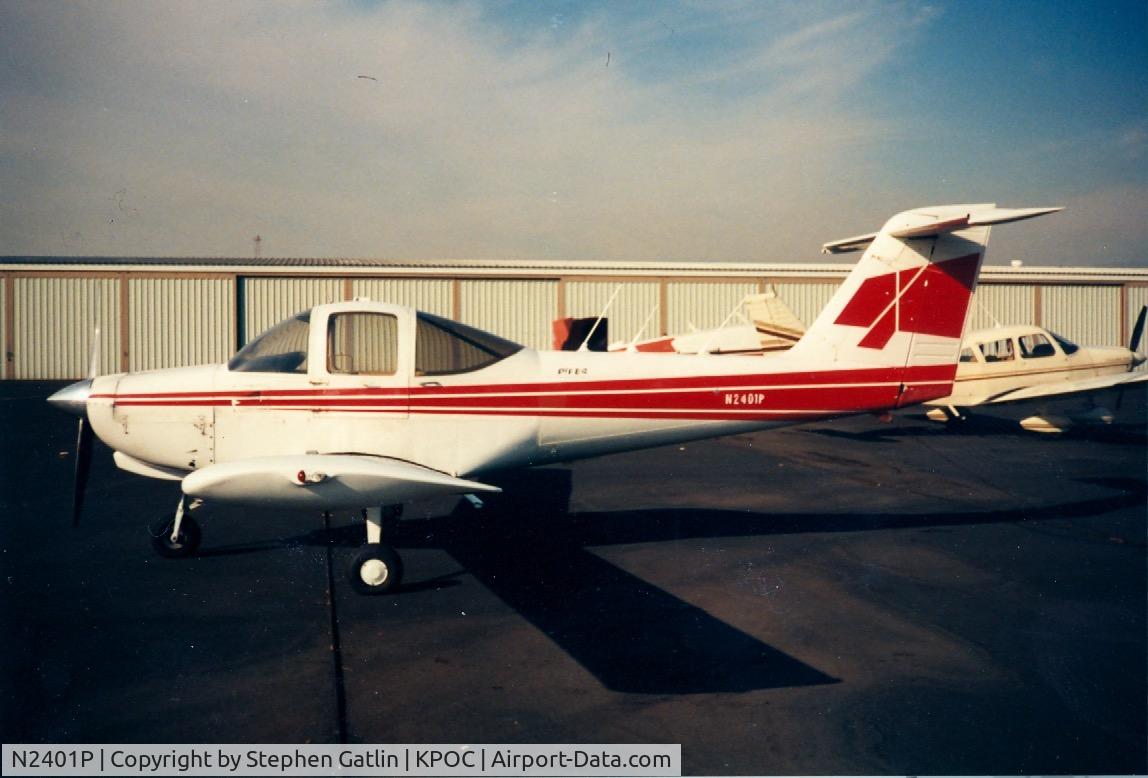 N2401P, 1979 Piper PA-38-112 Tomahawk C/N 38-79A0975, Brackett Field, Pomona, CA. Scanned from slide. Circa 1995