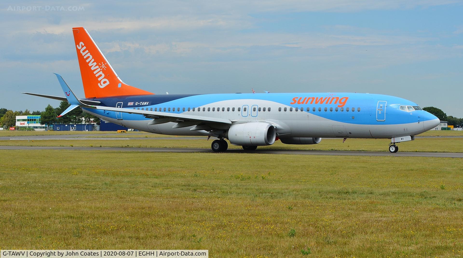 G-TAWV, 2015 Boeing 737-8K5 C/N 41662, Taxiing on arrival