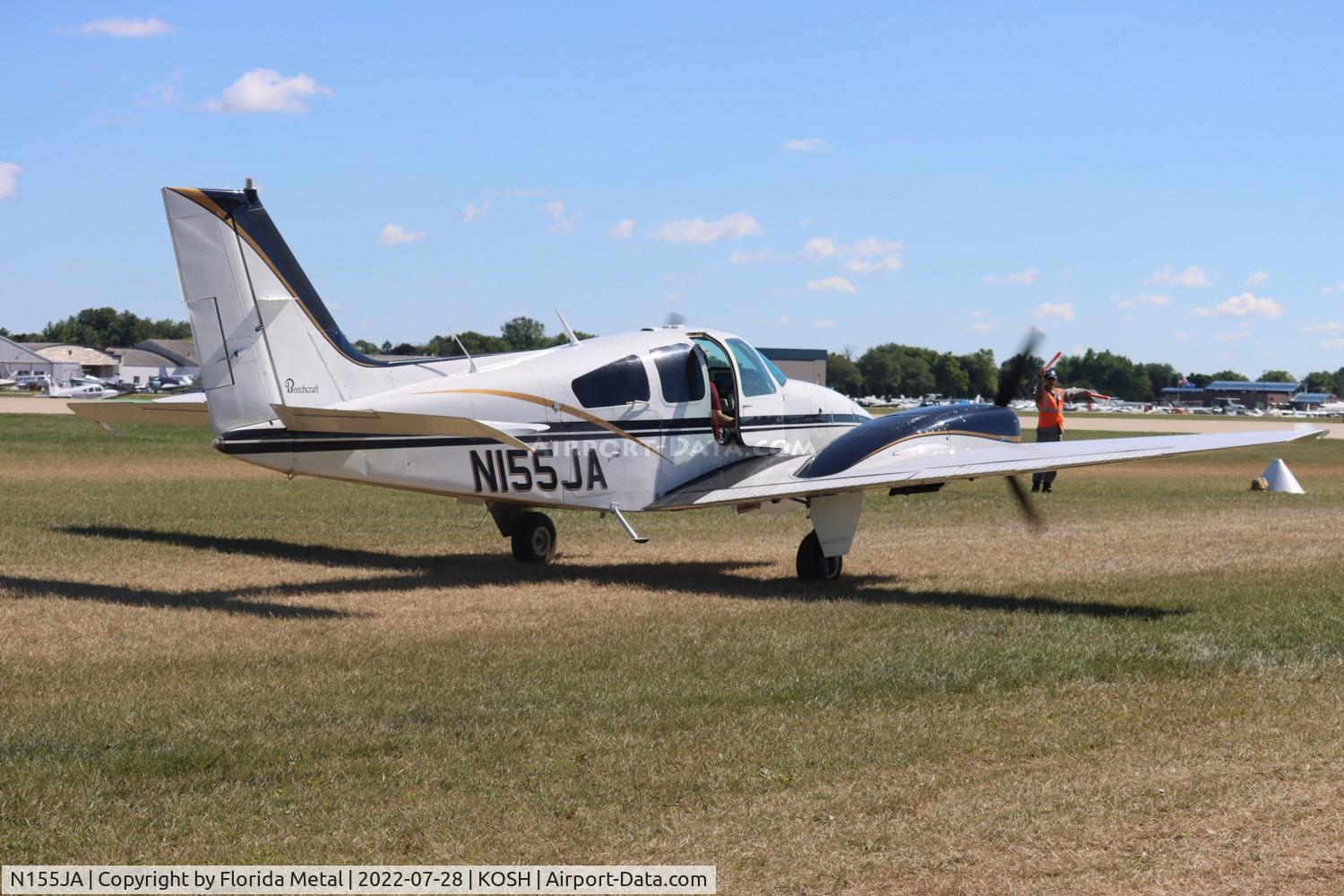N155JA, 1976 Beech 95-B55 (T42A) Baron C/N TC-1993, OSH 2022