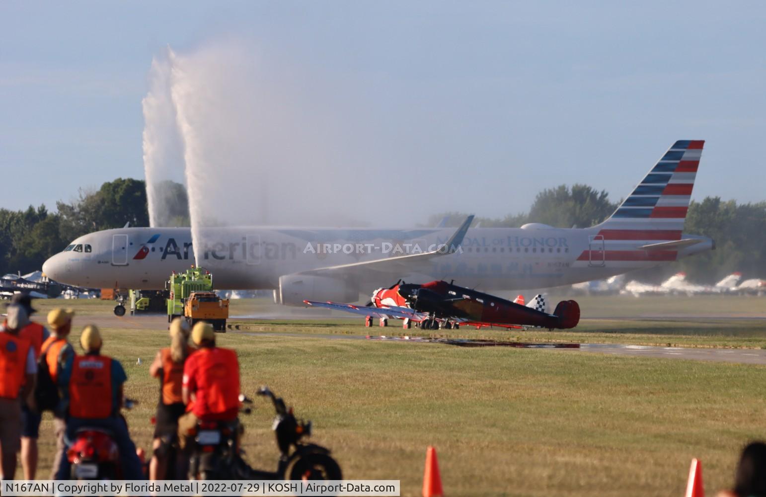N167AN, 2016 Airbus A321-231 C/N 7013, OSH 2022