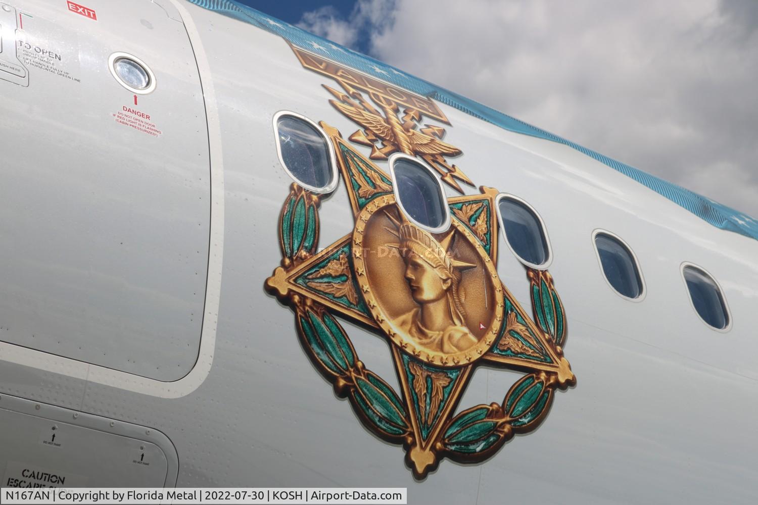 N167AN, 2016 Airbus A321-231 C/N 7013, OSH 2022