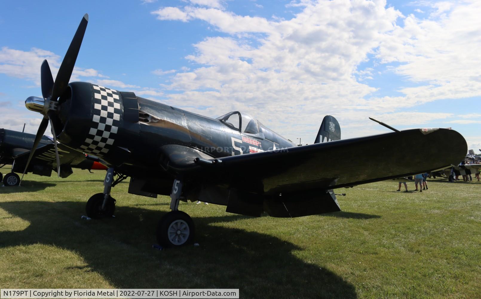 N179PT, 1948 Vought F4U-5 Corsair C/N Not found (Bu122179), OSH 2022
