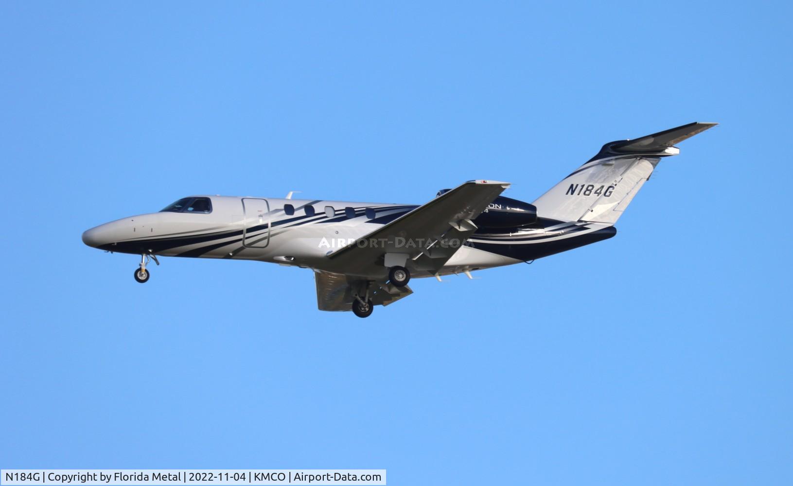 N184G, 2022 Cessna 525C Citationjet CJ4 CitationJet CJ4 C/N 525C0391, MCO 2022