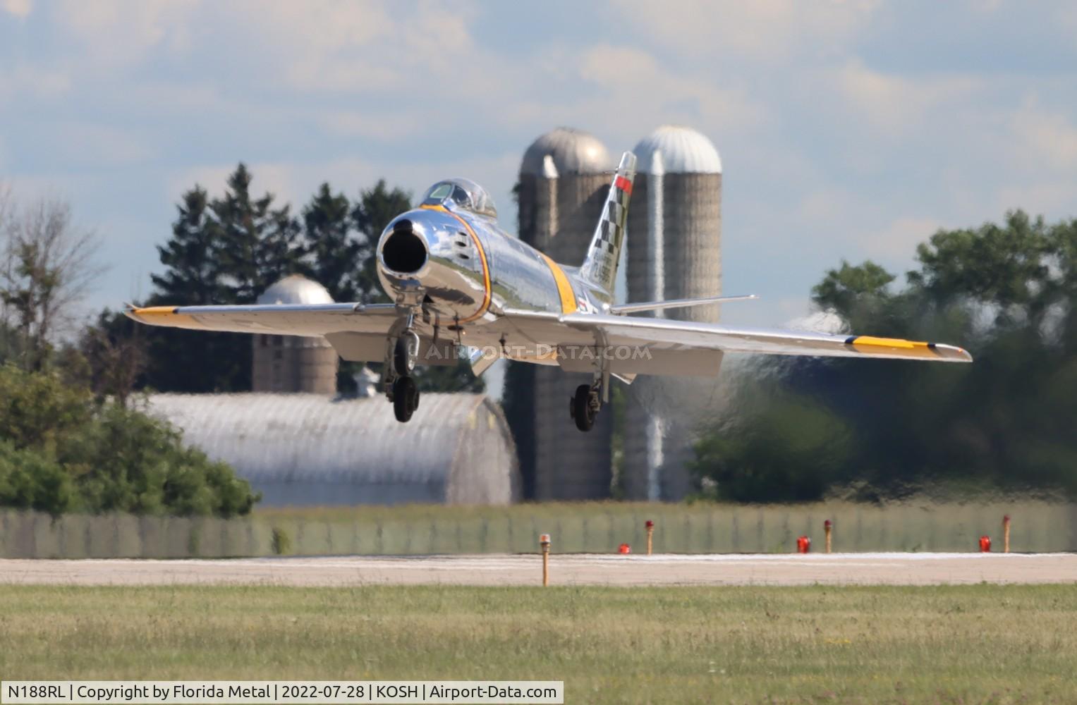 N188RL, 1952 North American F-86F Sabre C/N 191-682, OSH 2022