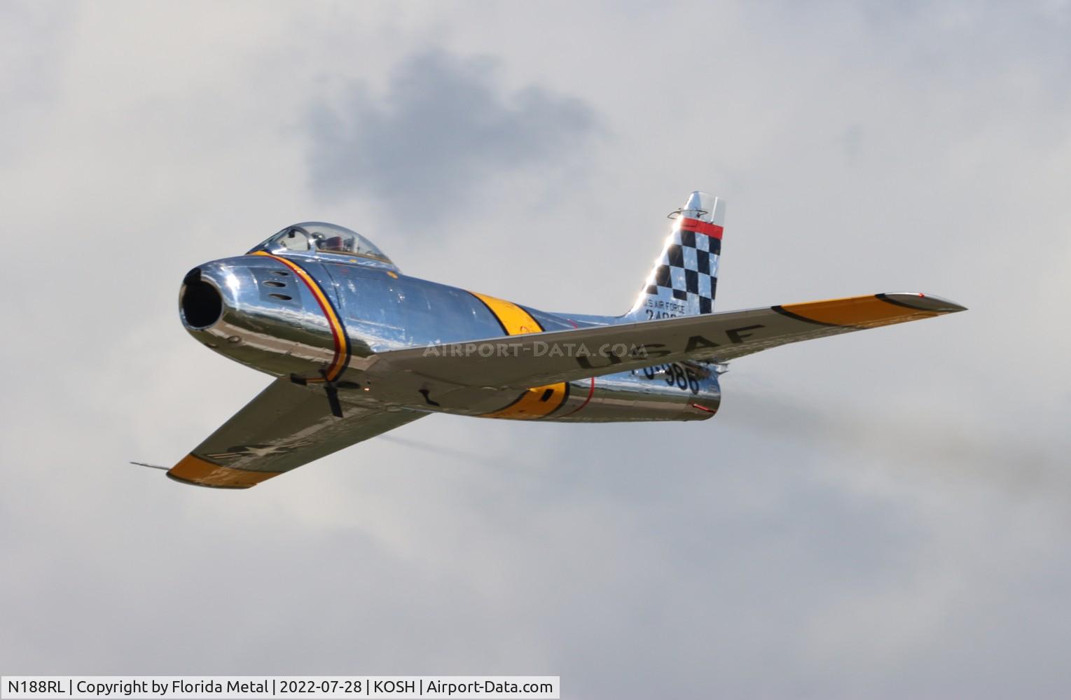 N188RL, 1952 North American F-86F Sabre C/N 191-682, OSH 2022