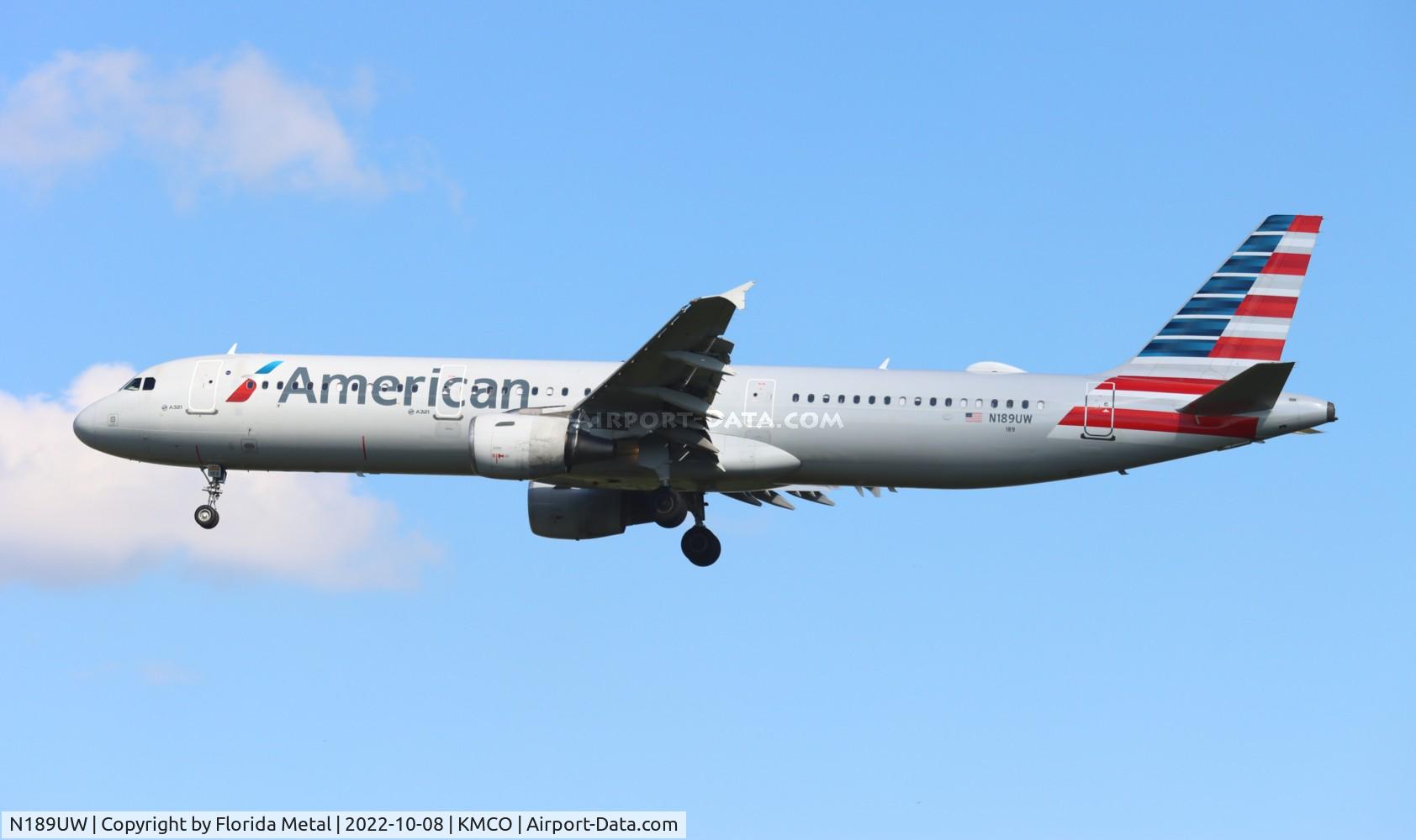 N189UW, 2001 Airbus A321-211 C/N 1425, MCO 2022