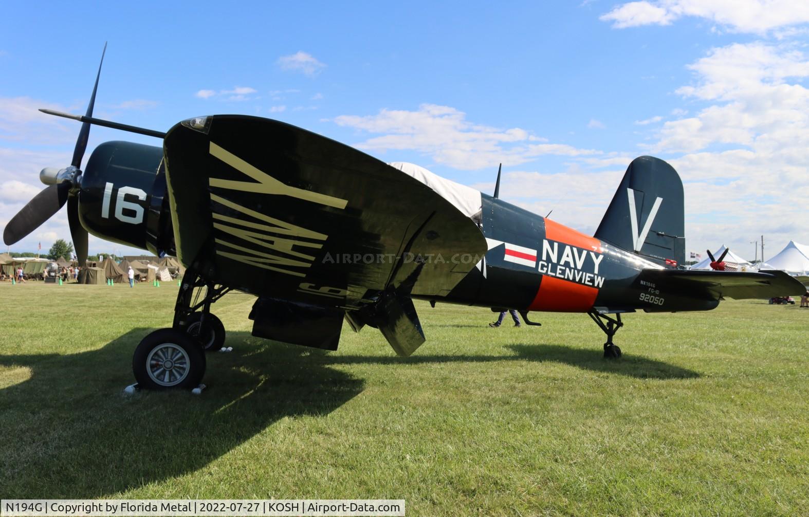 N194G, Goodyear FG-1D Corsair C/N 3311, OSH 2022