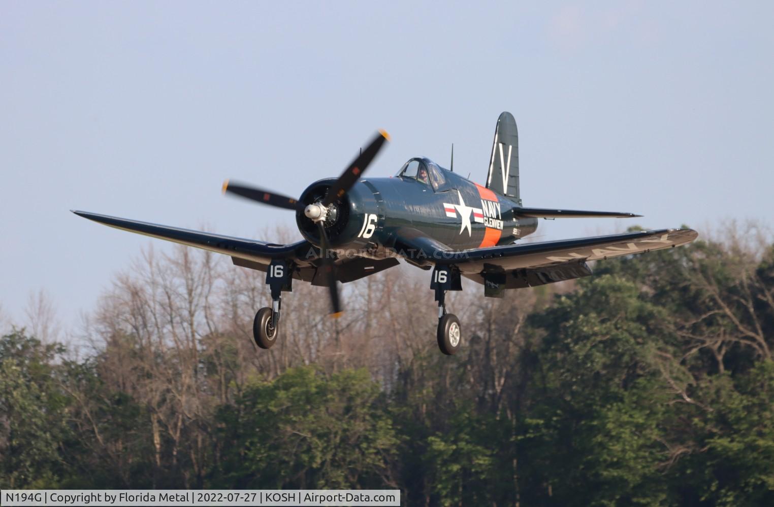 N194G, Goodyear FG-1D Corsair C/N 3311, OSH 2022