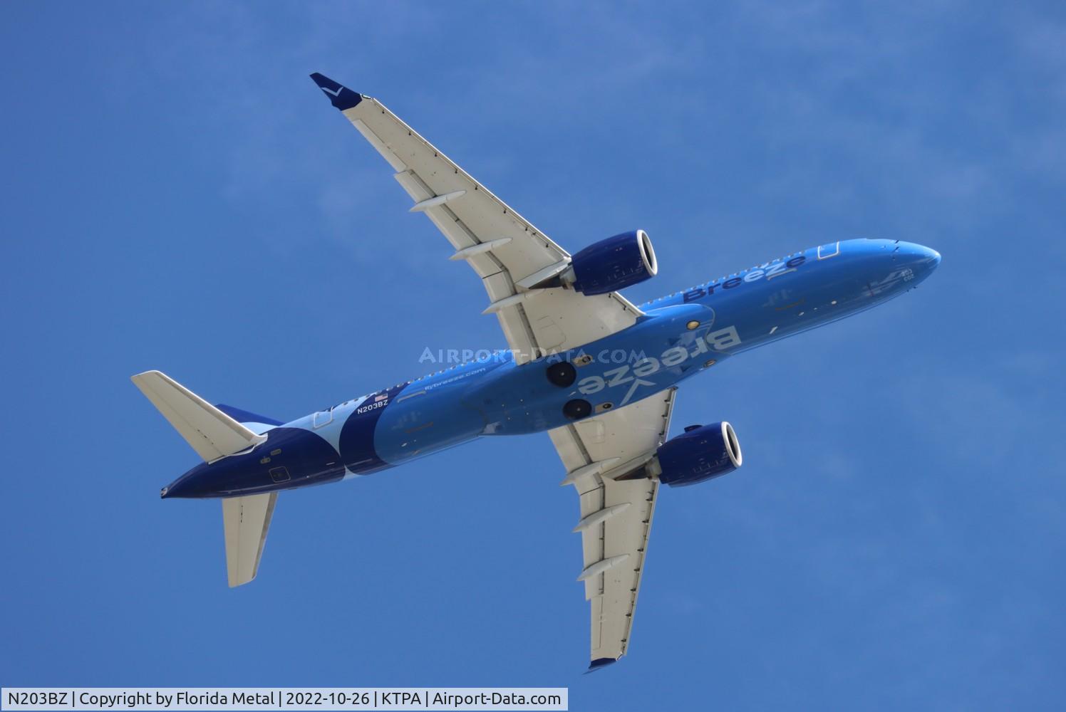 N203BZ, 2021 Airbus A220-300 C/N 55128, TPA 2022