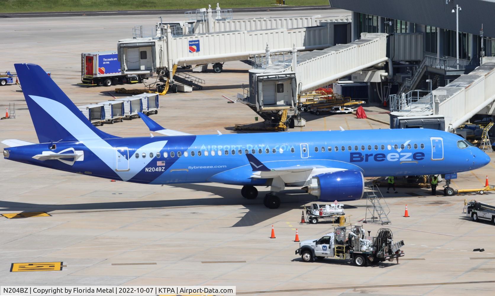 N204BZ, 2022 Airbus A220-300 C/N 55137, TPA 2022