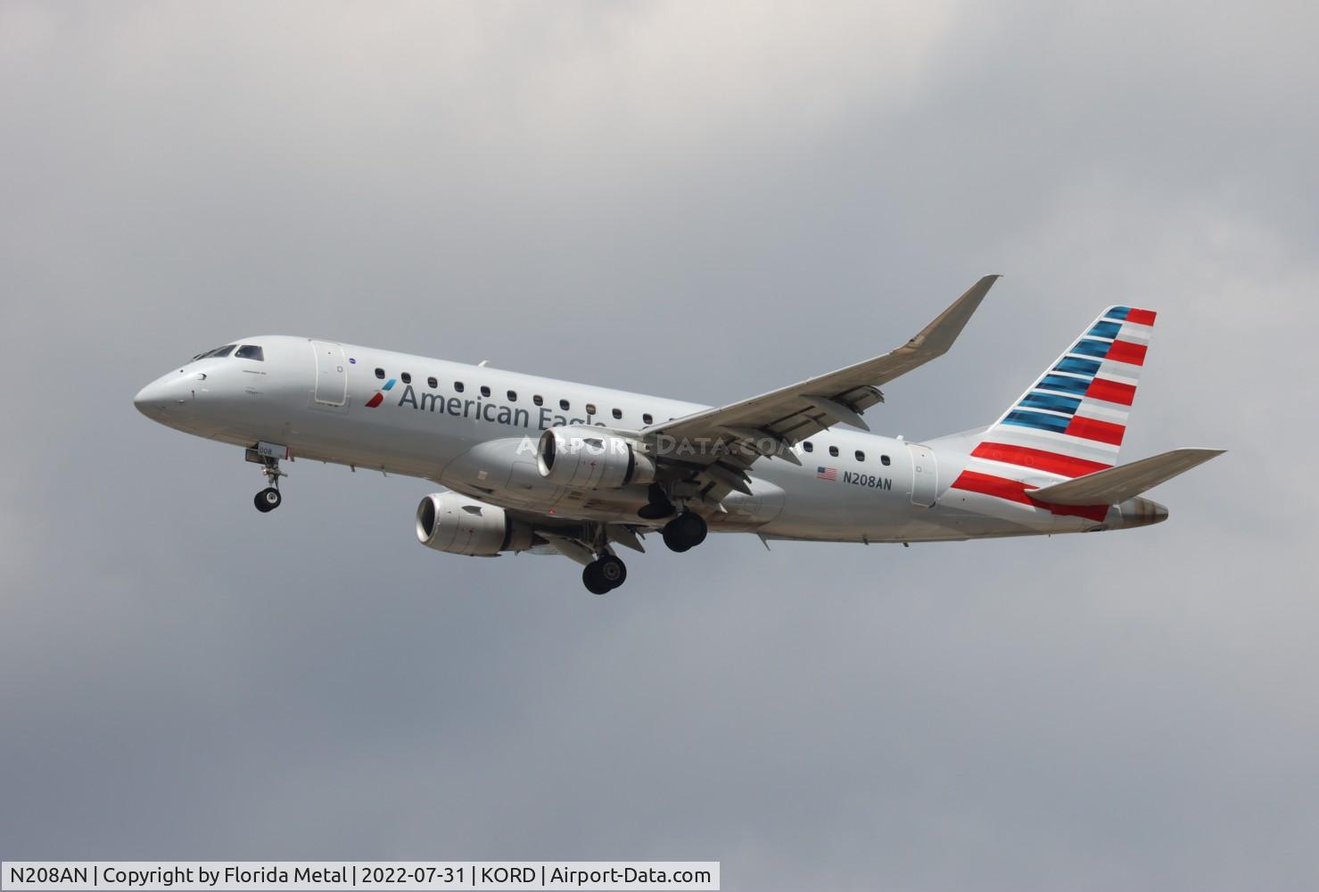 N208AN, 2015 Embraer 175LR (ERJ-170-200LR) C/N 17000494, ORD 2022