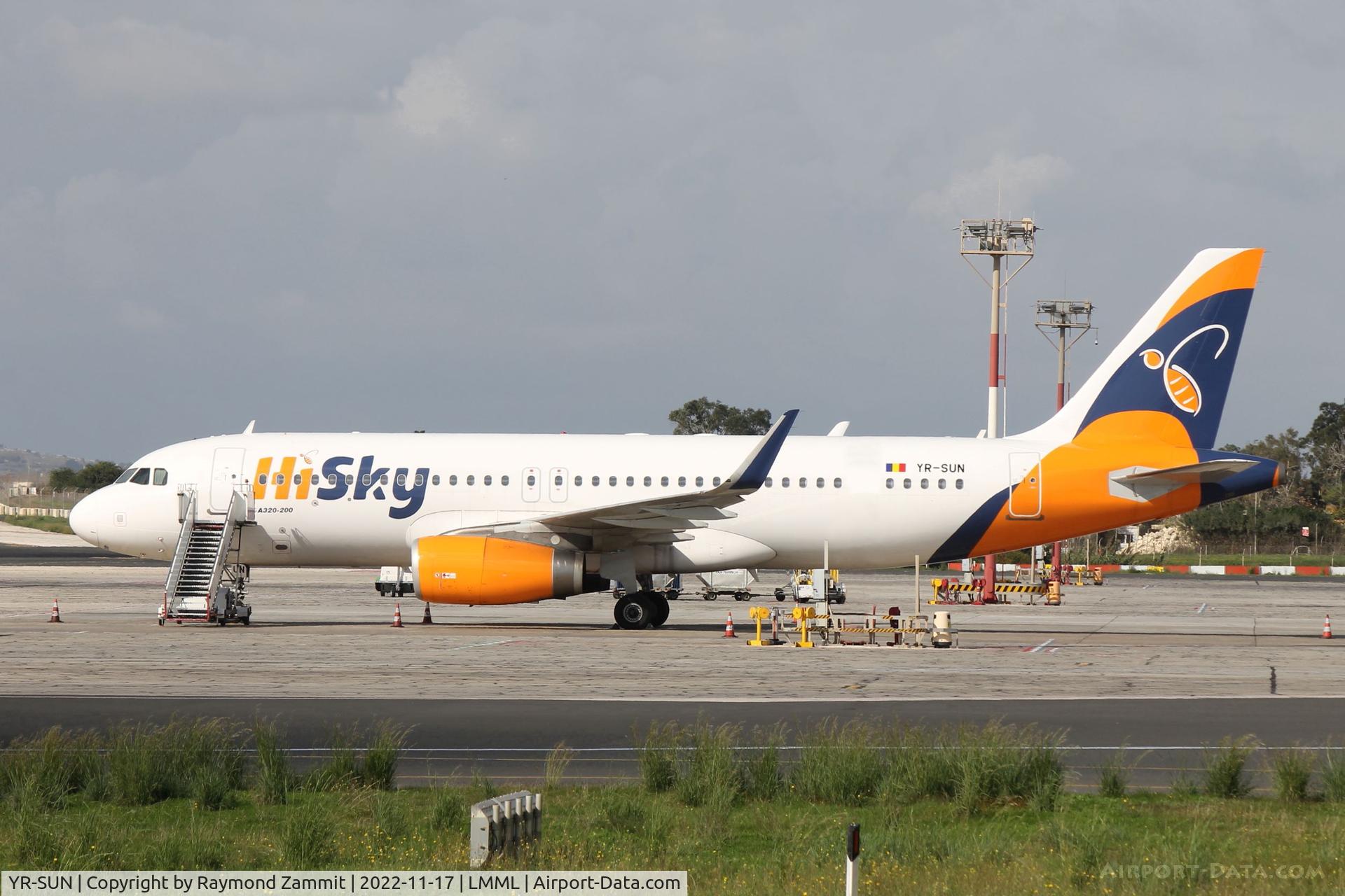 YR-SUN, 2014 Airbus A320-232 C/N 6278, A320 YR-SUN HiSky Airlines