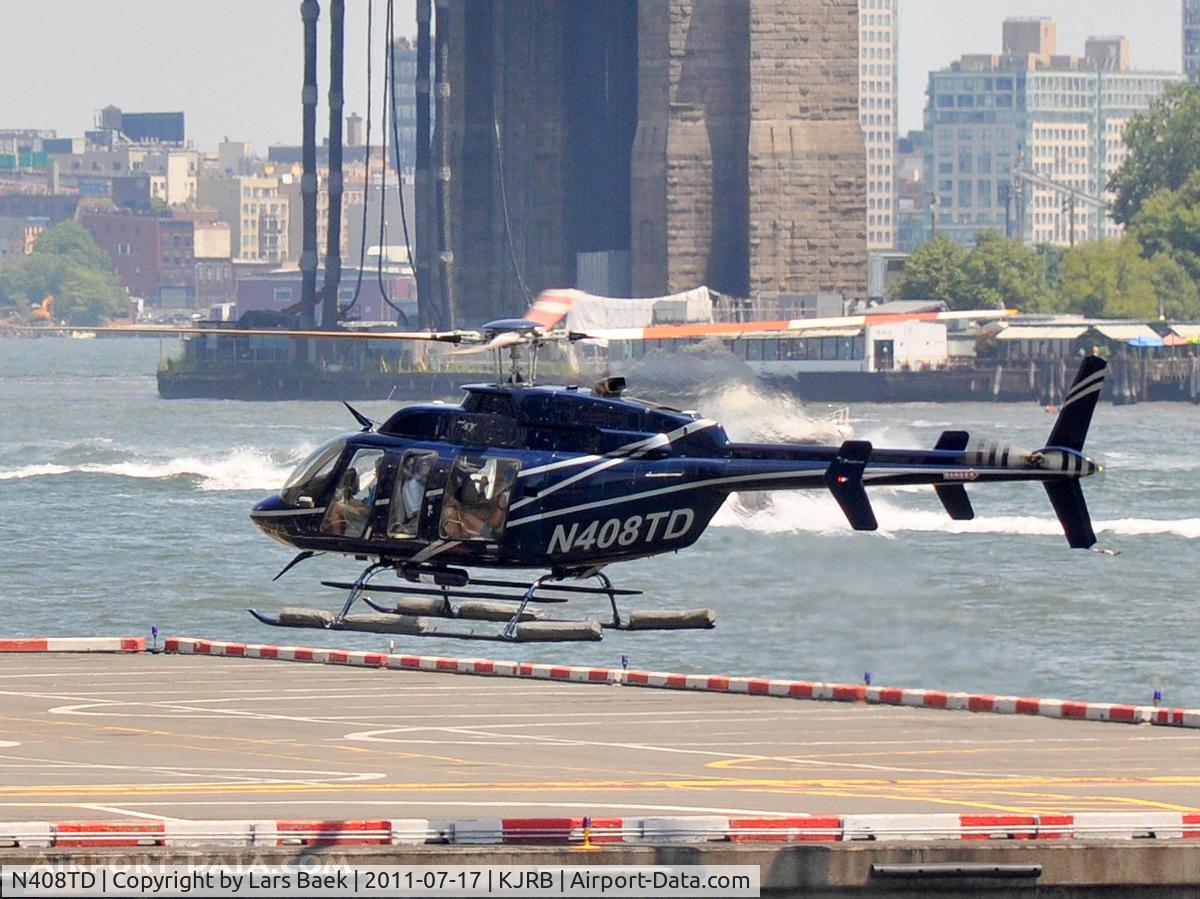 N408TD, 2007 Bell 407 C/N 53771, Landing