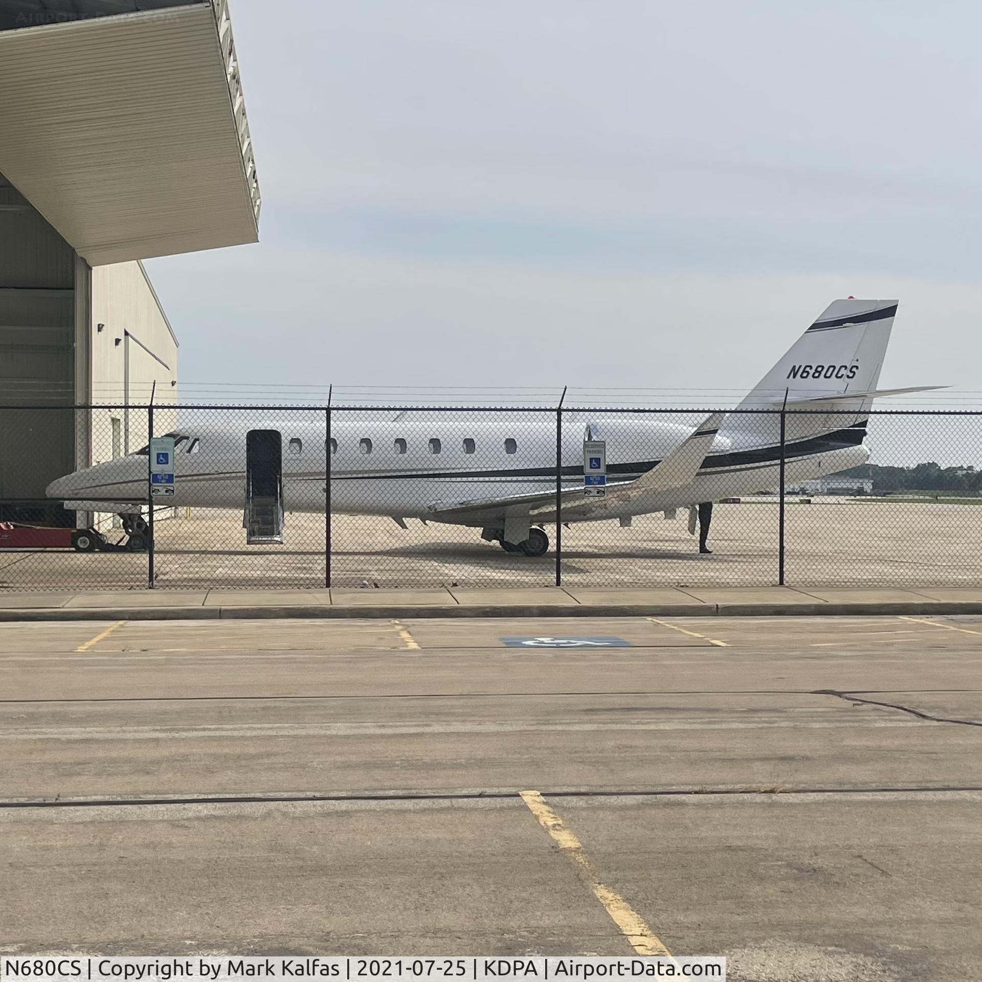 N680CS, 2002 Cessna 680 Citation Sovereign C/N 680-709, N680CS at KDPA