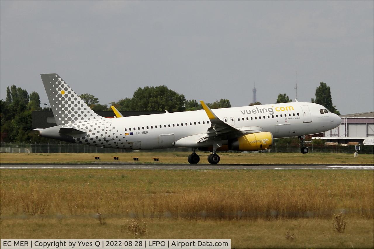 EC-MER, 2015 Airbus A320-232 C/N 6510, Airbus A320-232, Landing rwy 06, Paris Orly airport (LFPO-ORY)